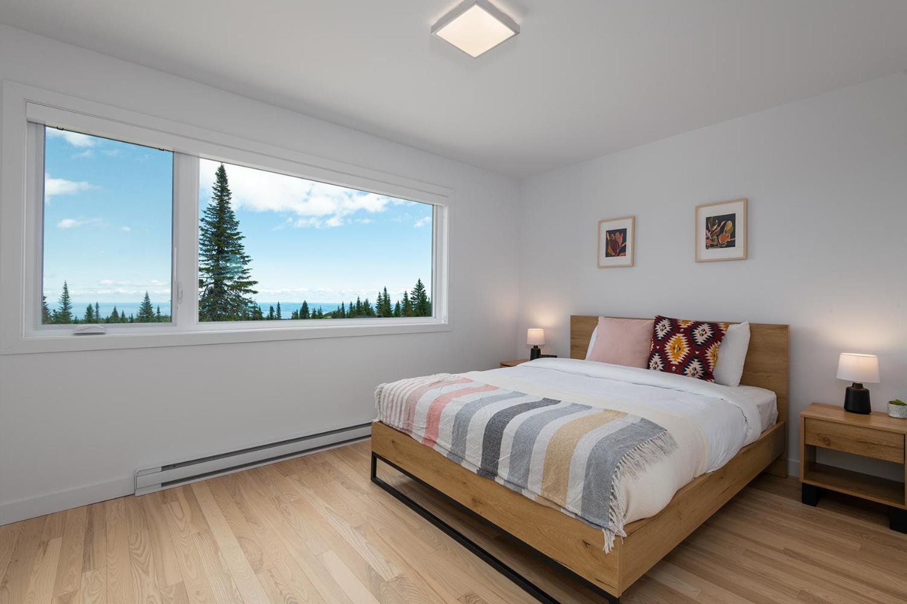 Les Chalets Du Massif De Charlevoix 프티트-리비에르-생-프랑수아 객실 사진