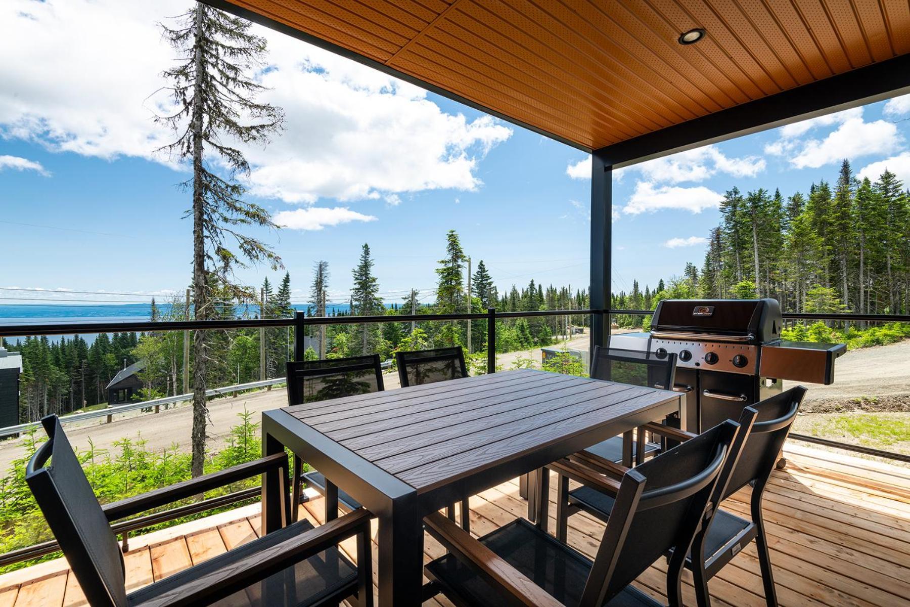 Les Chalets Du Massif De Charlevoix 프티트-리비에르-생-프랑수아 객실 사진