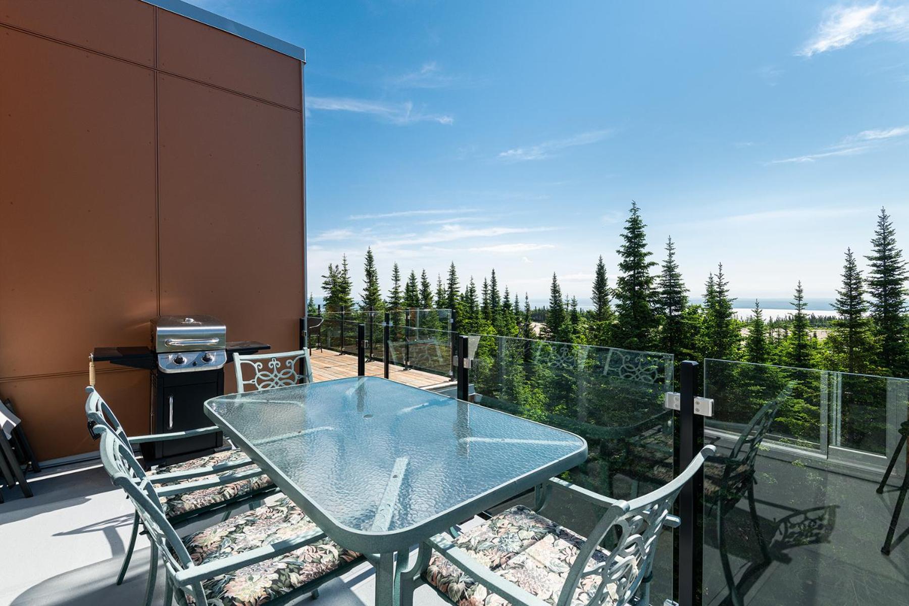 Les Chalets Du Massif De Charlevoix 프티트-리비에르-생-프랑수아 객실 사진