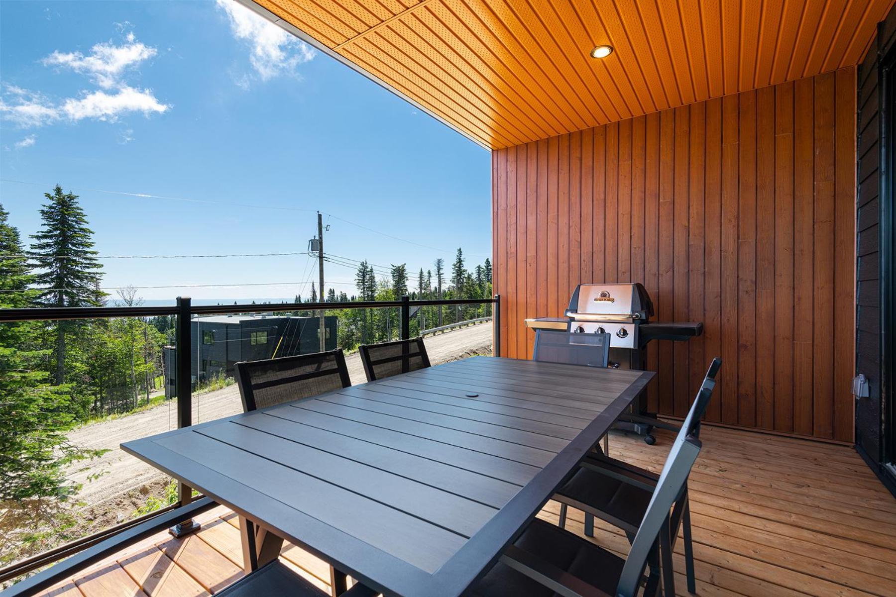 Les Chalets Du Massif De Charlevoix 프티트-리비에르-생-프랑수아 객실 사진