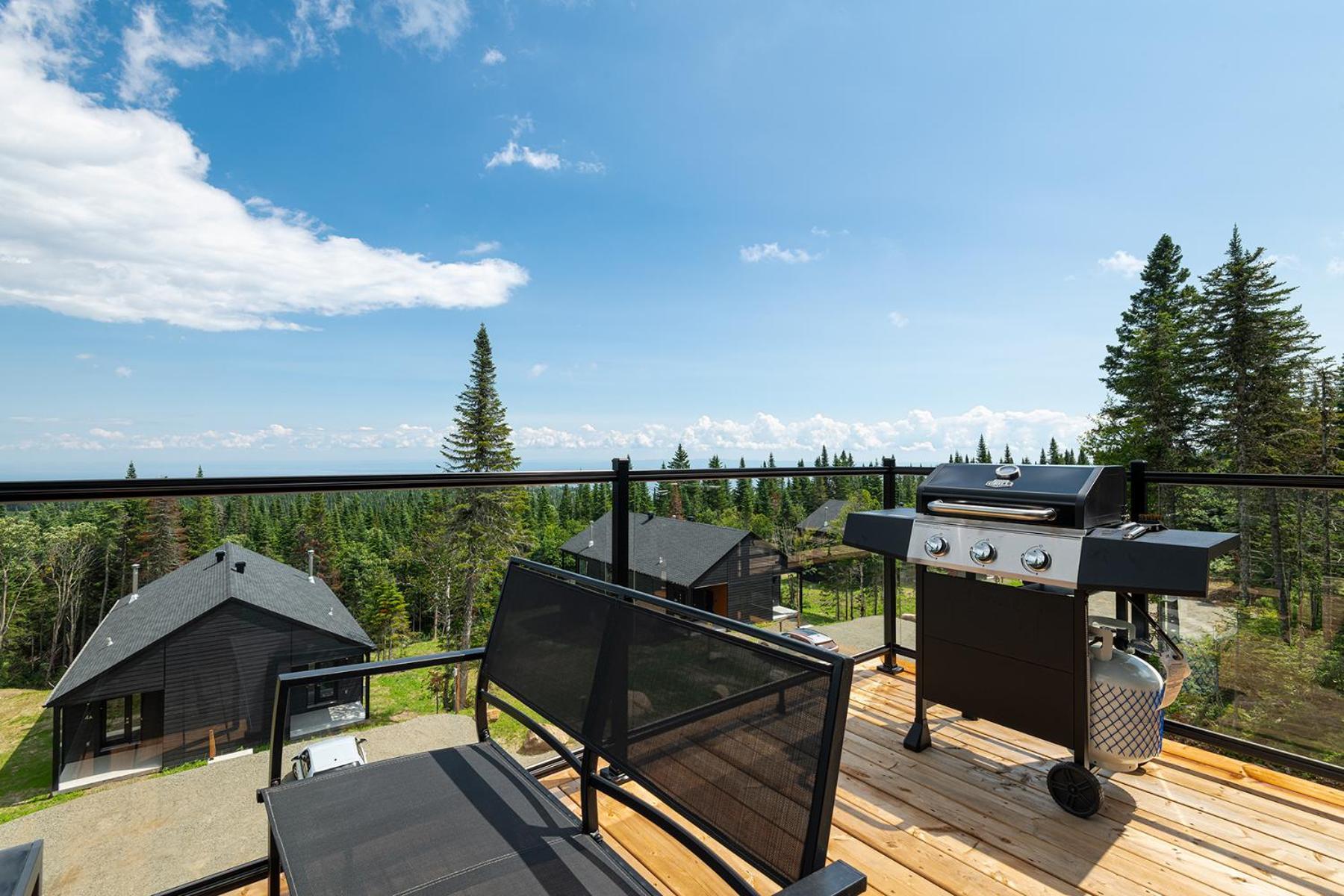 Les Chalets Du Massif De Charlevoix 프티트-리비에르-생-프랑수아 객실 사진
