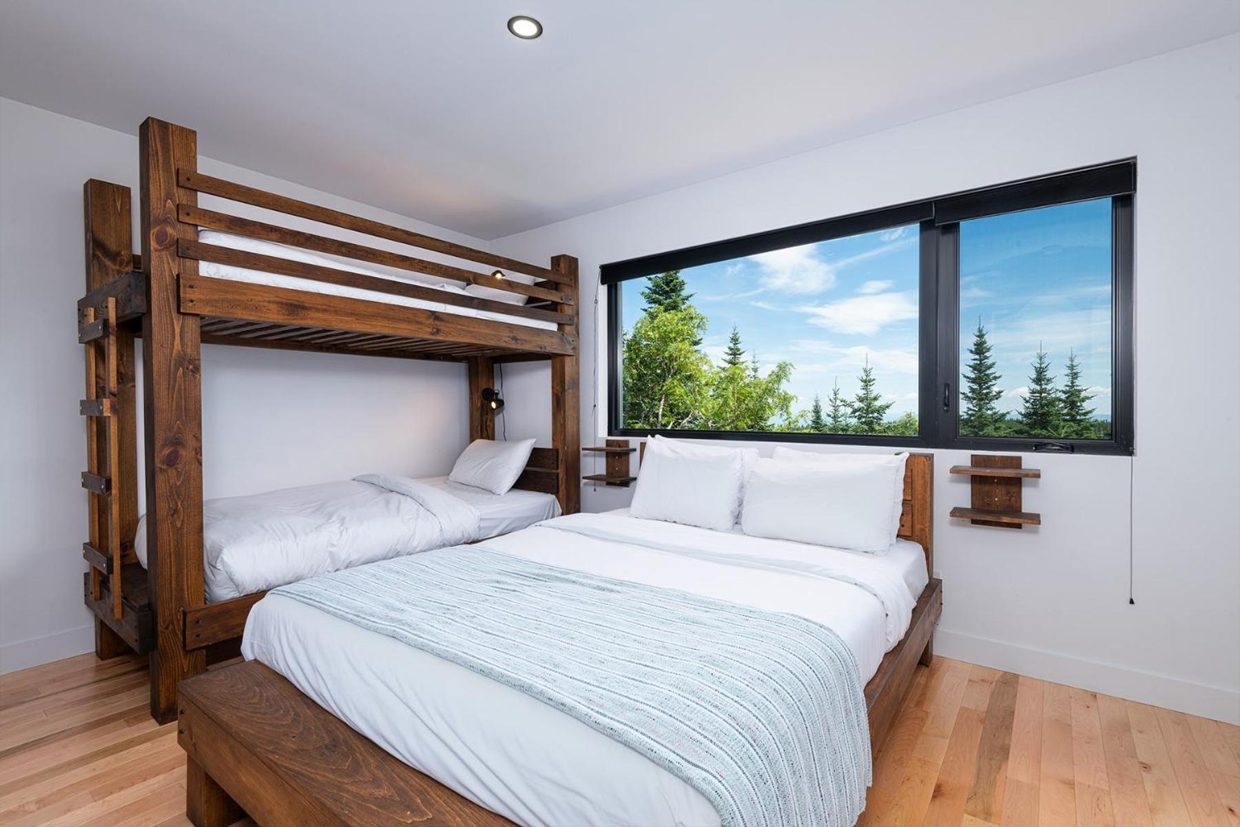 Les Chalets Du Massif De Charlevoix 프티트-리비에르-생-프랑수아 객실 사진
