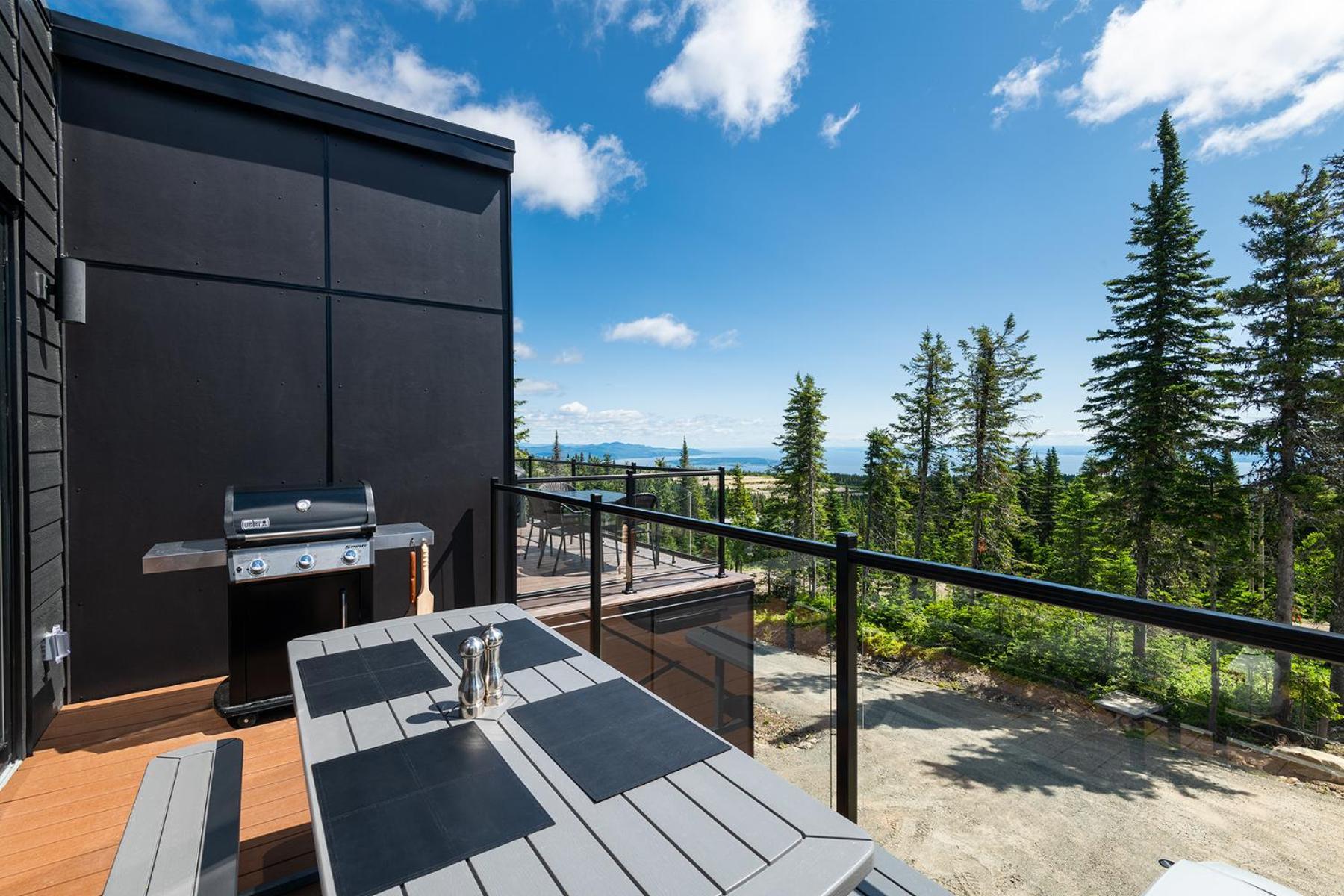Les Chalets Du Massif De Charlevoix 프티트-리비에르-생-프랑수아 객실 사진