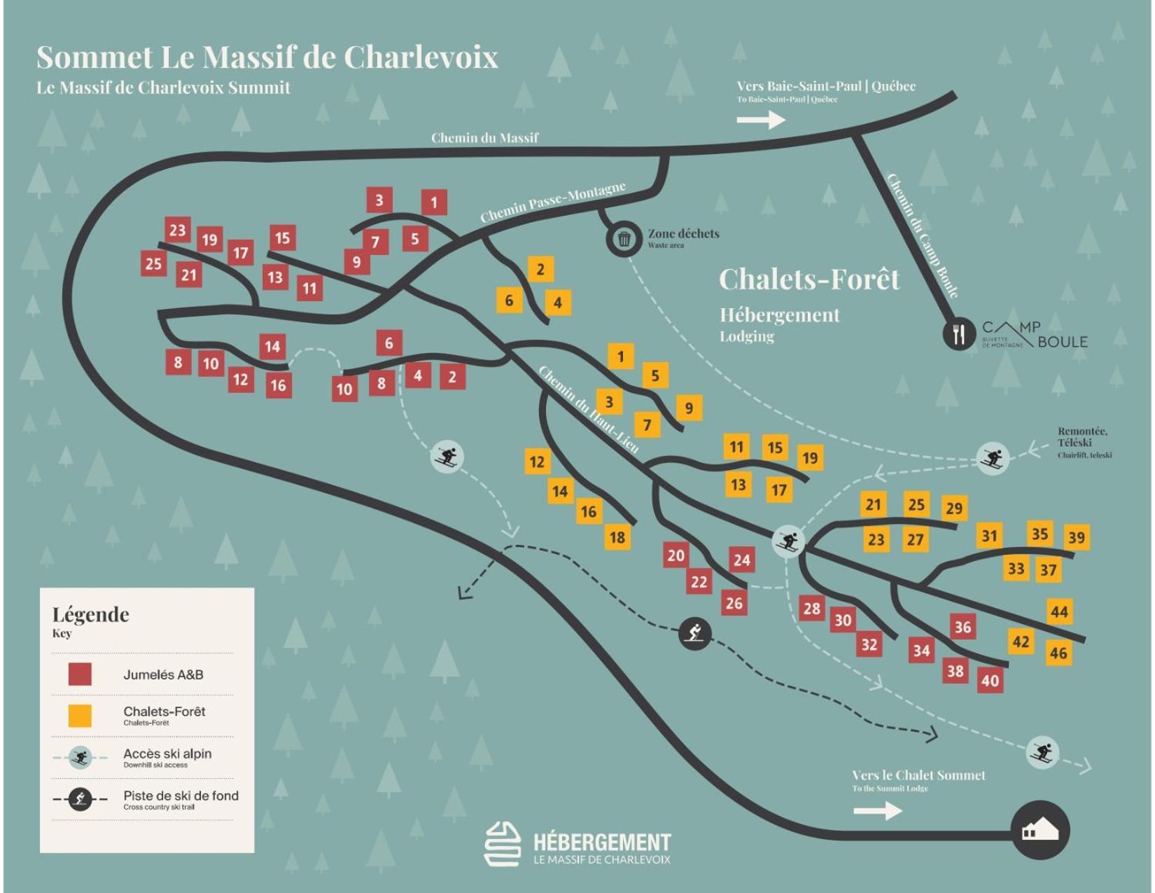 Les Chalets Du Massif De Charlevoix 프티트-리비에르-생-프랑수아 외부 사진