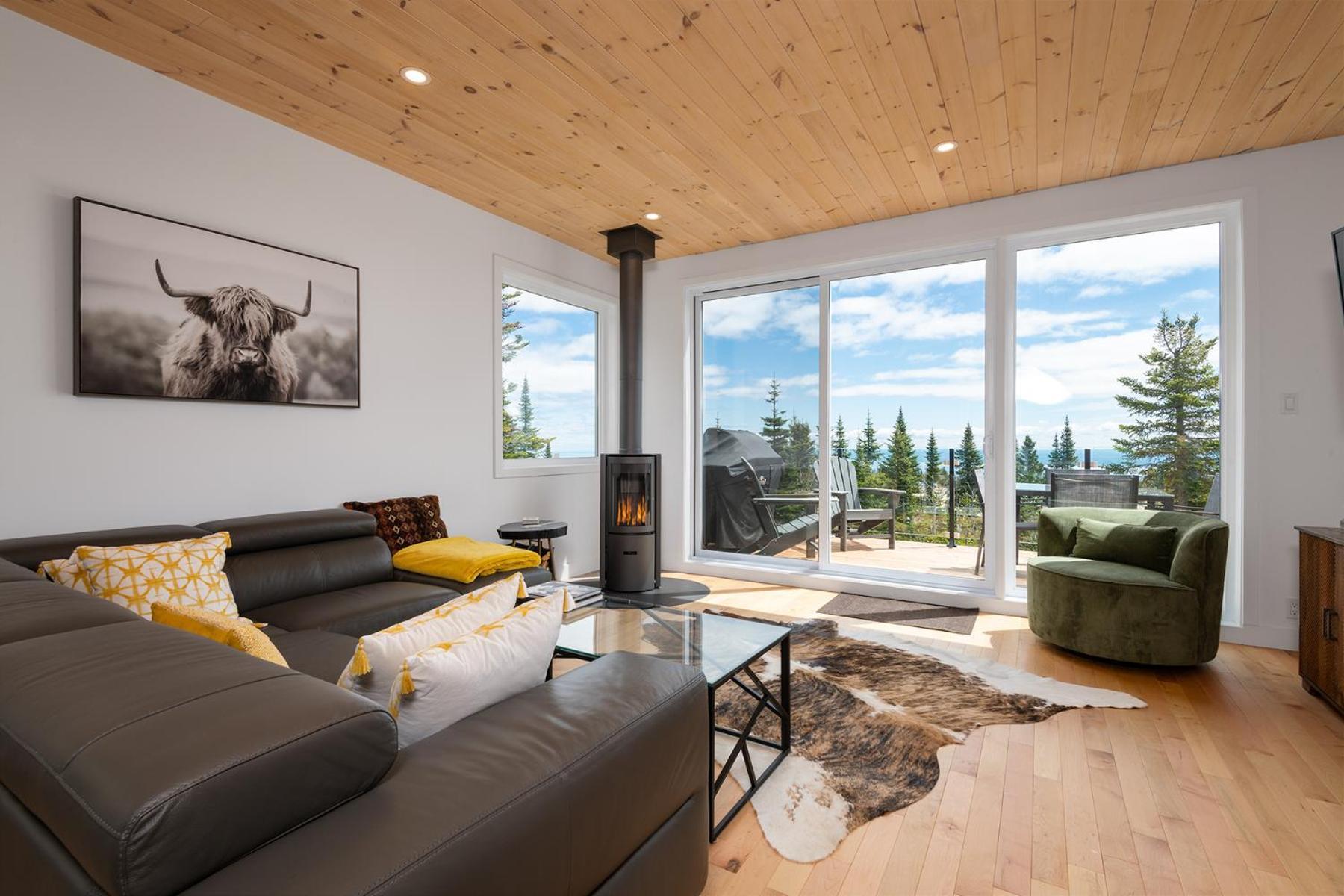 Les Chalets Du Massif De Charlevoix 프티트-리비에르-생-프랑수아 외부 사진